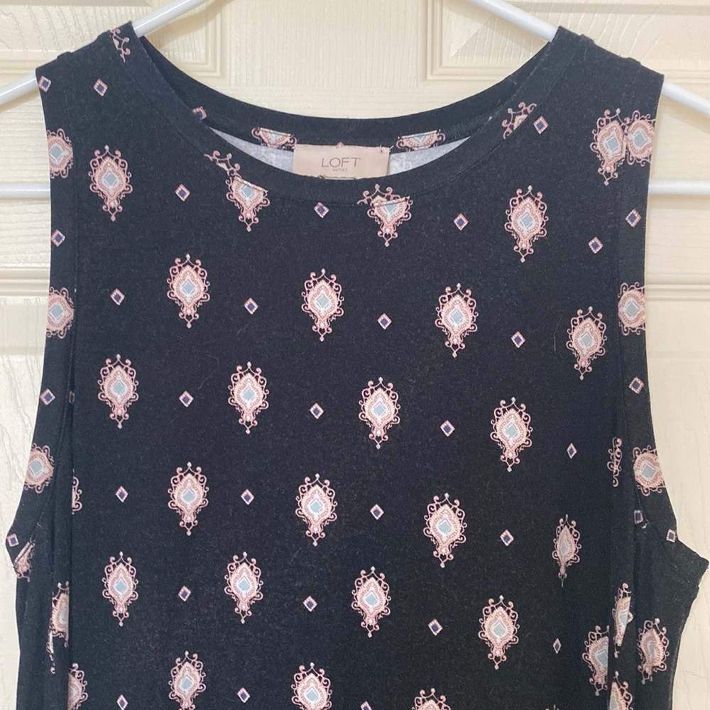 Loft Outlet black swing dress.